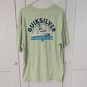 Quiksilver Waterman Collection Tee in Light Green